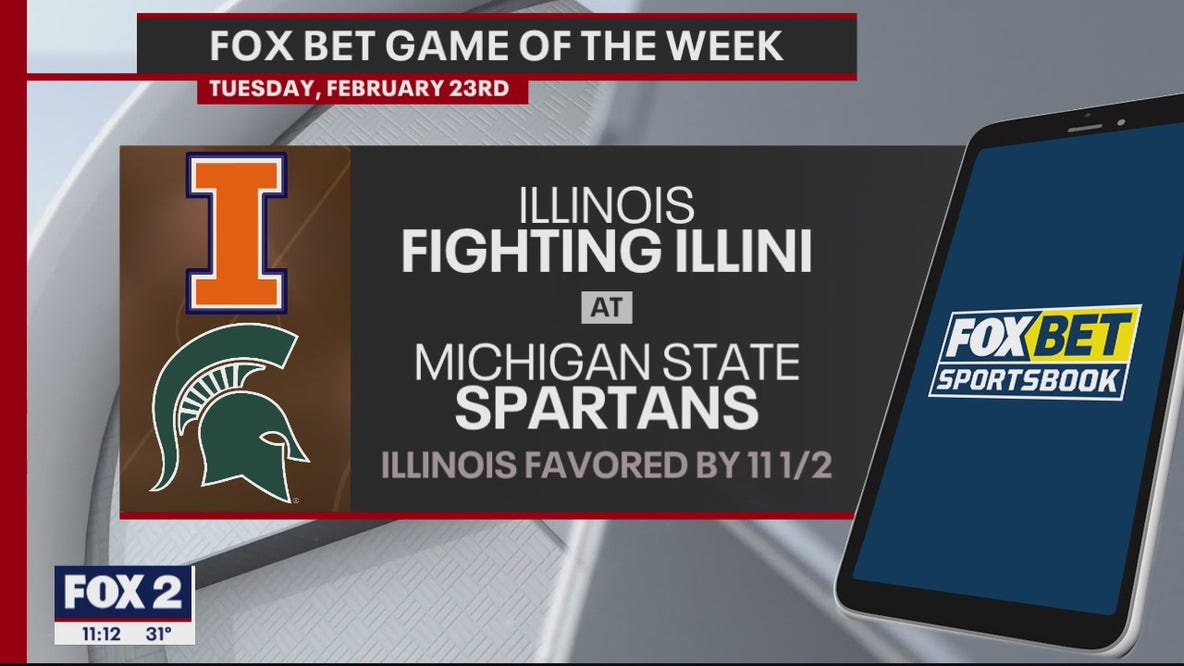 FOX Bet game of the week: Illinois favored by 11.5 over Michigan State